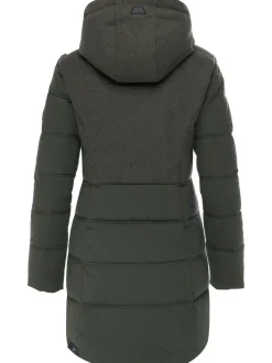 Ragwear Damen Winterjacke - Ashani Block Intl. in oliv