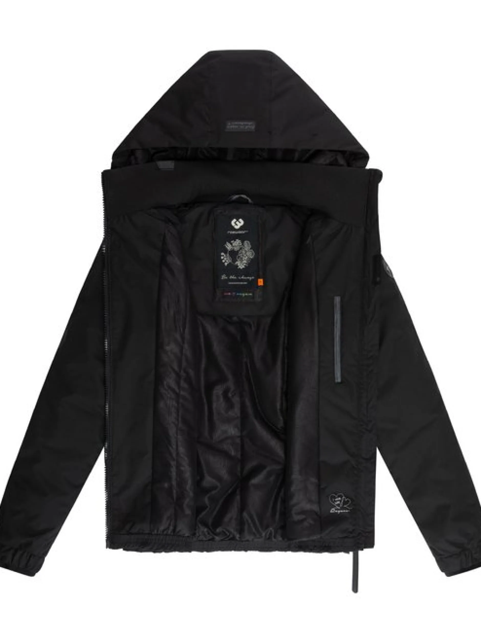 Ragwear Damen Winterjacke - Dizzie Winter in schwarz