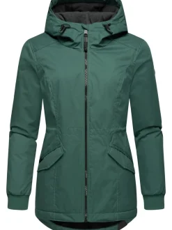 Ragwear Damen Winterjacke - Dowey Warm in grün