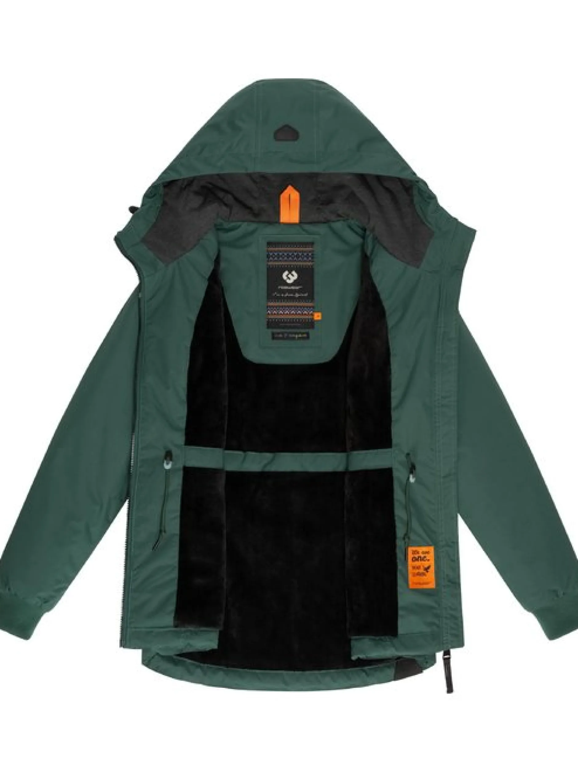 Ragwear Damen Winterjacke - Dowey Warm in grün