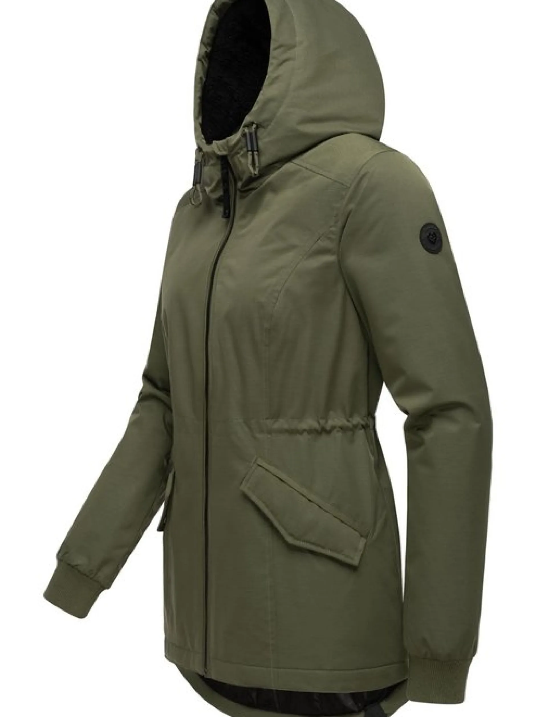 Ragwear Damen Winterjacke - Dowey Warm Rain in oliv