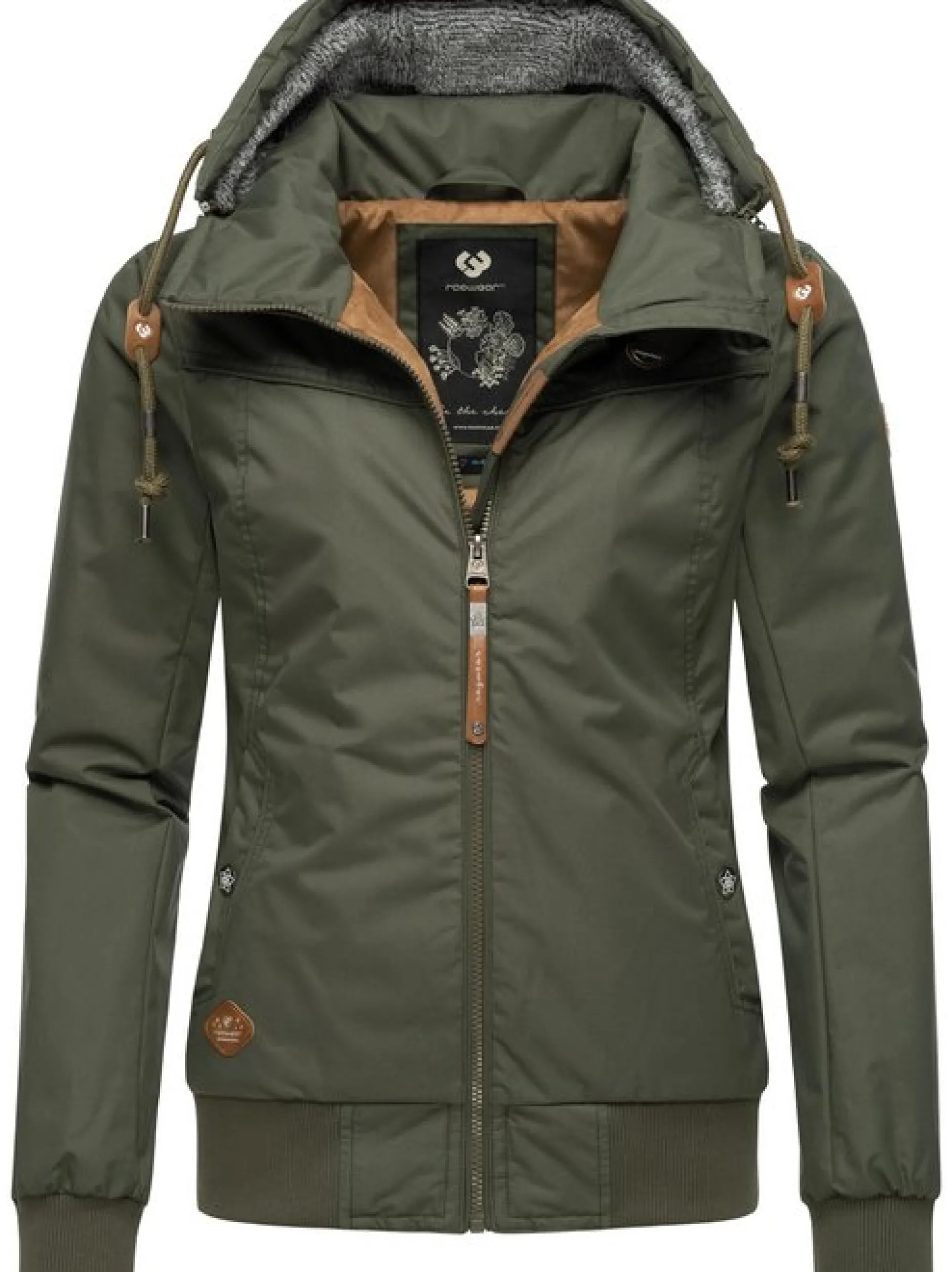 Ragwear Damen Winterjacke - Jotty Winter in oliv