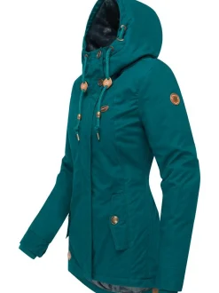 Ragwear Damen Winterjacke - Monade in petrol