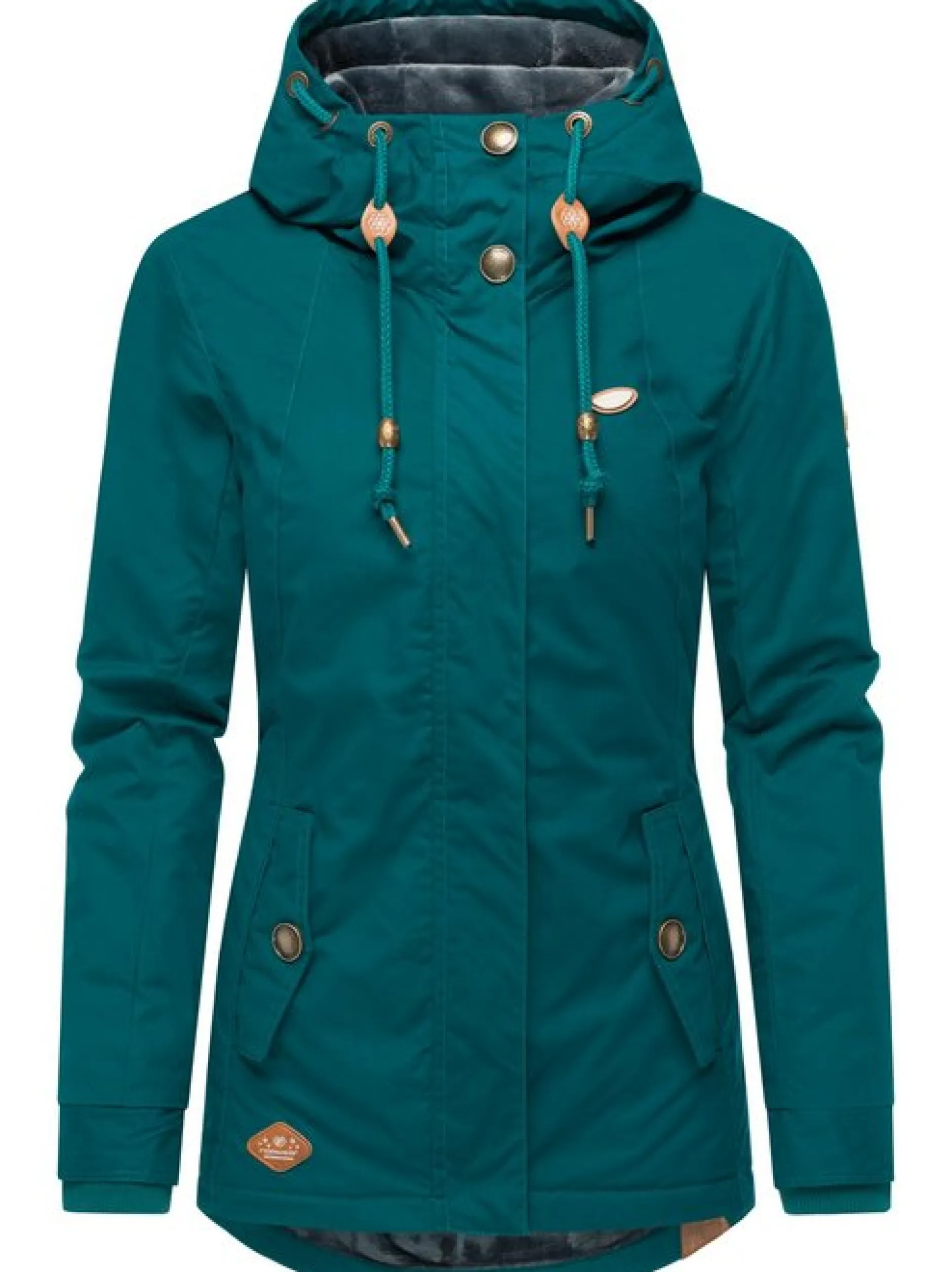 Ragwear Damen Winterjacke - Monade in petrol