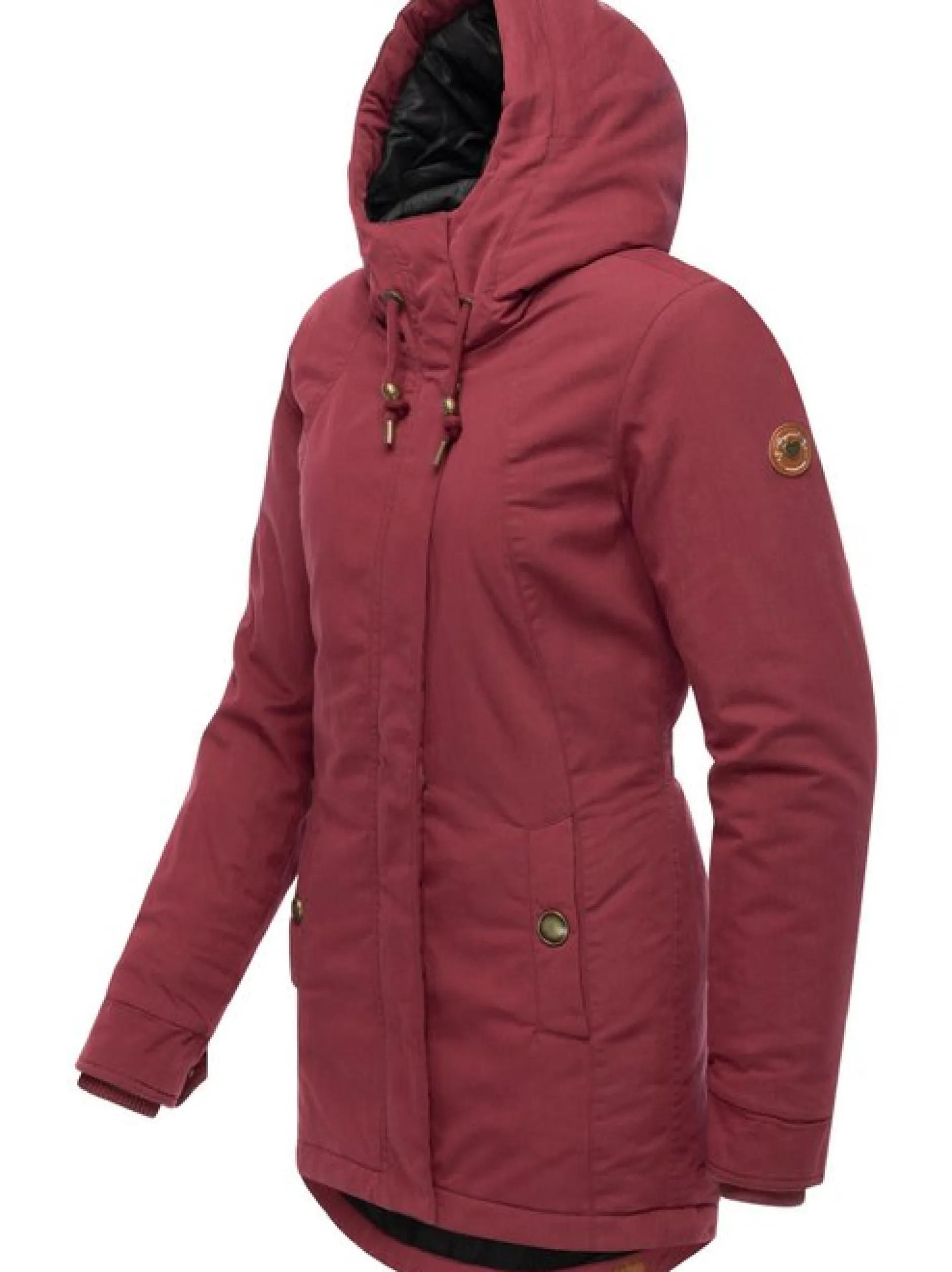 Ragwear Damen Winterjacke - Monadena Parka YOUMODO in bordeaux