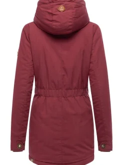 Ragwear Damen Winterjacke - Monadena Parka YOUMODO in bordeaux