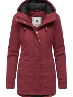 Ragwear Damen Winterjacke - Monadena Parka YOUMODO in bordeaux