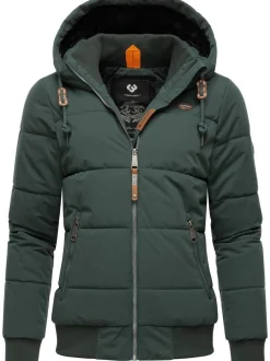 Ragwear Damen Winterjacke - Nuggys Solid in grün