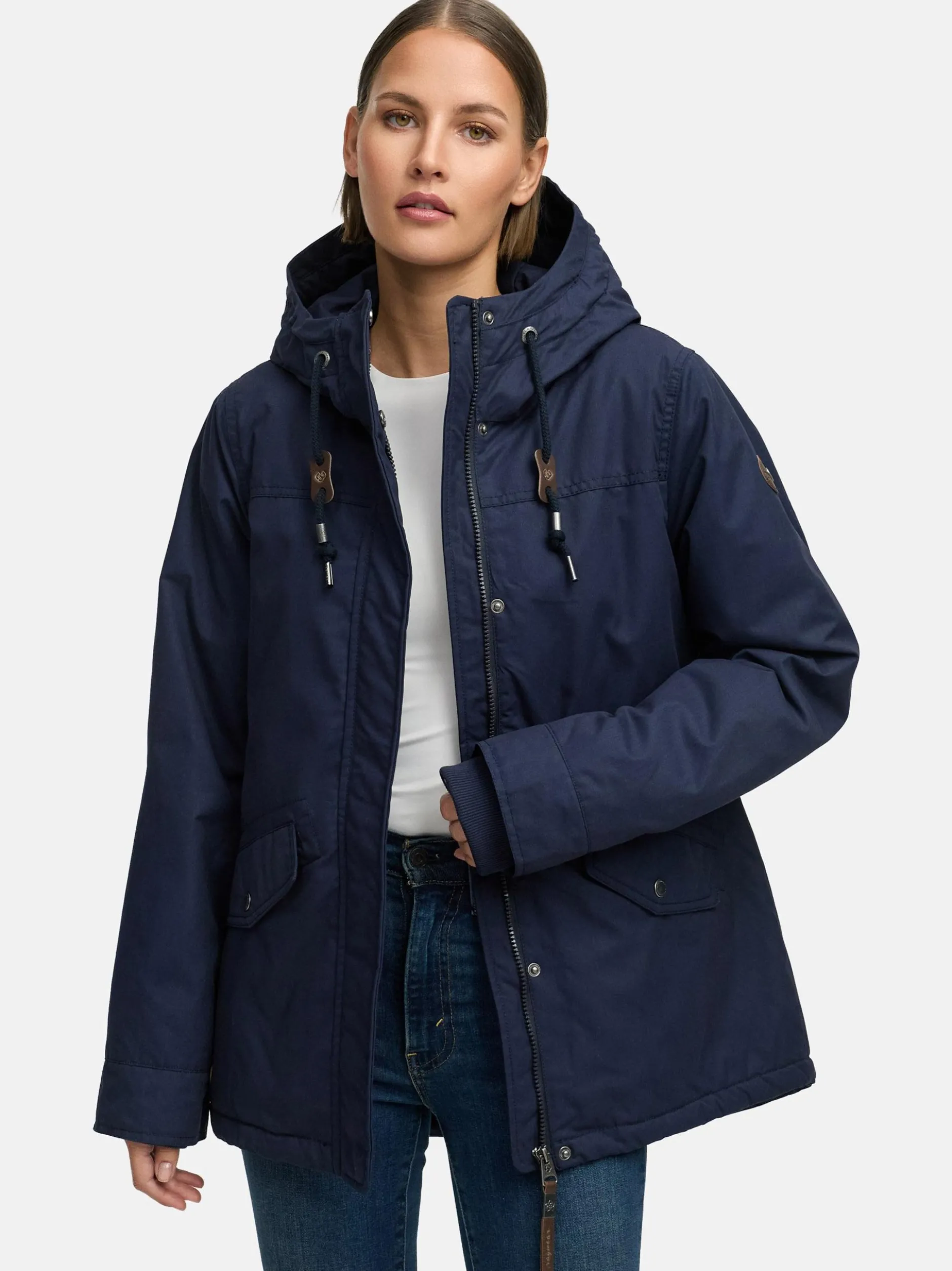 Ragwear Damen Winterjacke - Parkker Warm YOUMODO in marine