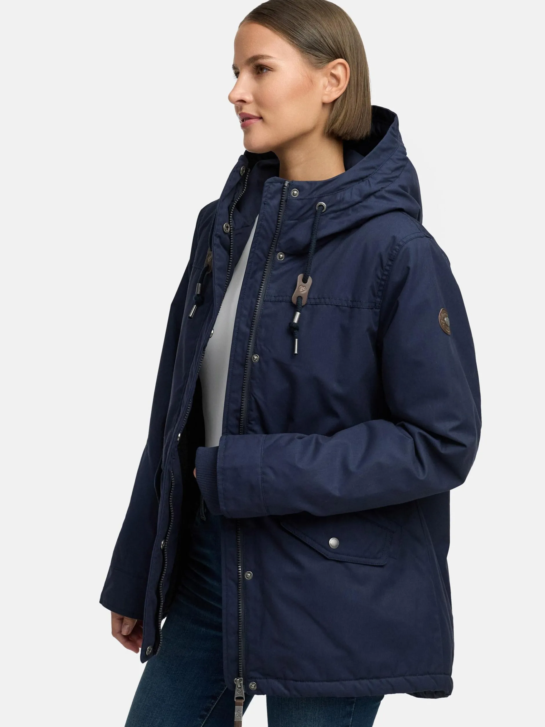 Ragwear Damen Winterjacke - Parkker Warm YOUMODO in marine