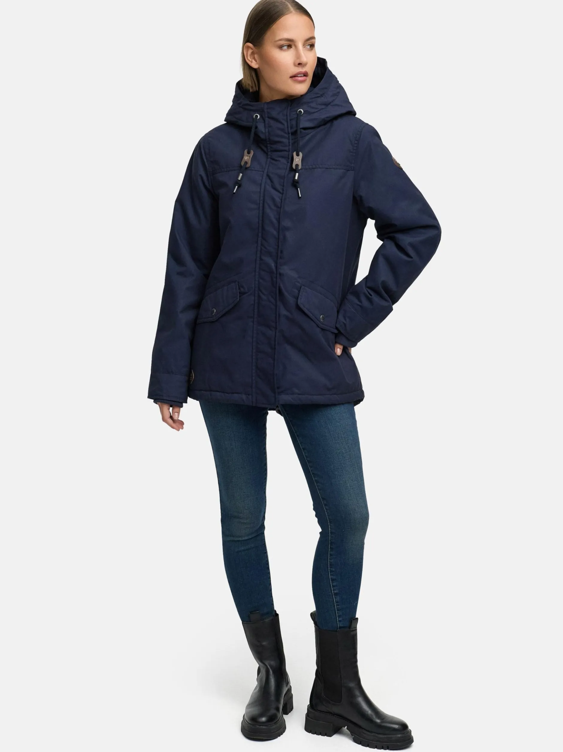 Ragwear Damen Winterjacke - Parkker Warm YOUMODO in marine