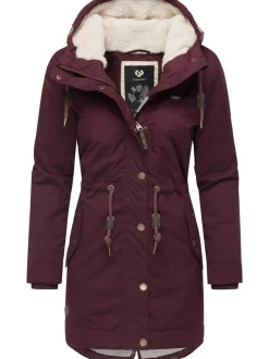 Ragwear Damen Winterjacke - YM-Canny in bordeaux