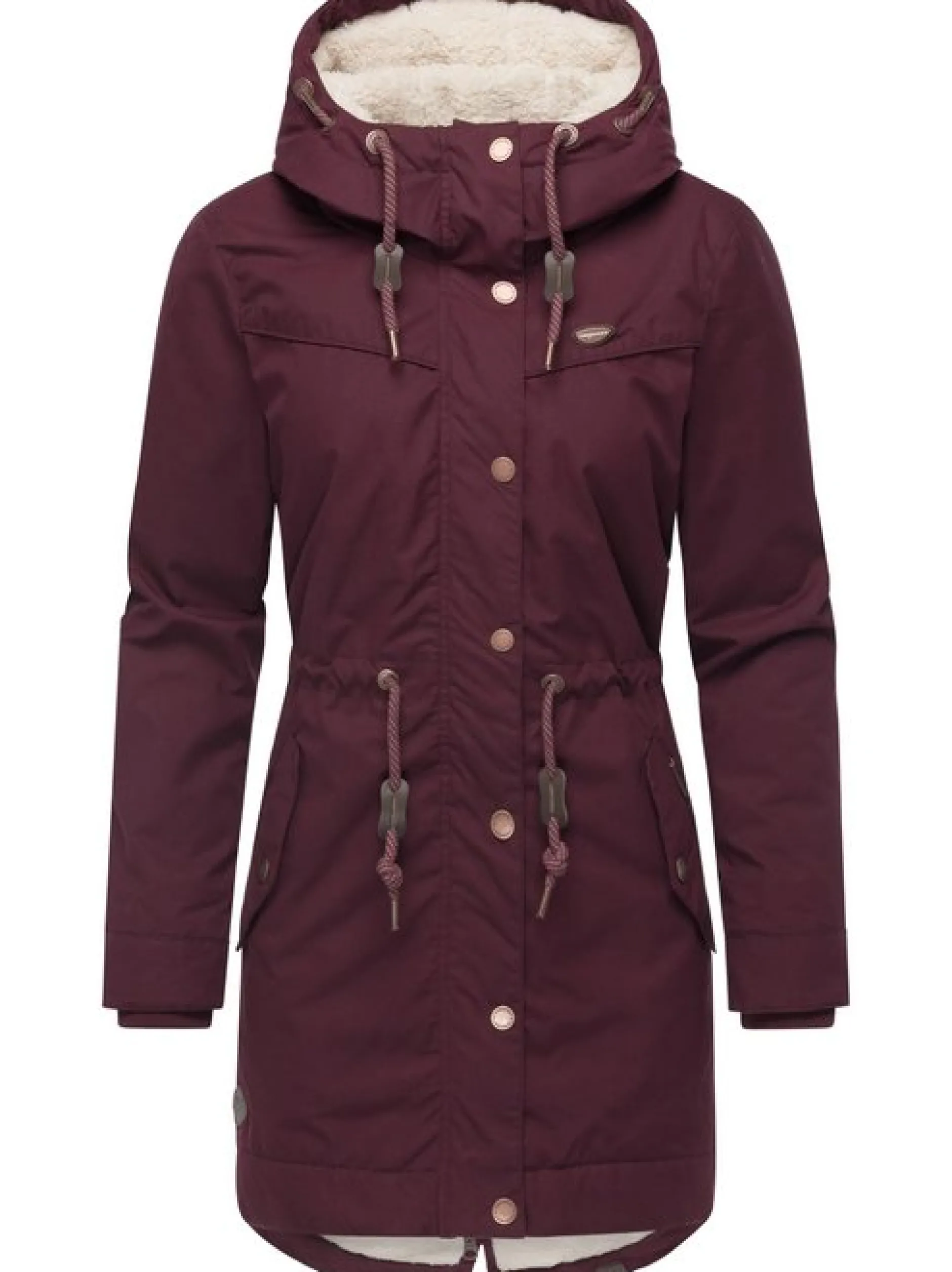 Ragwear Damen Winterjacke - YM-Canny in bordeaux