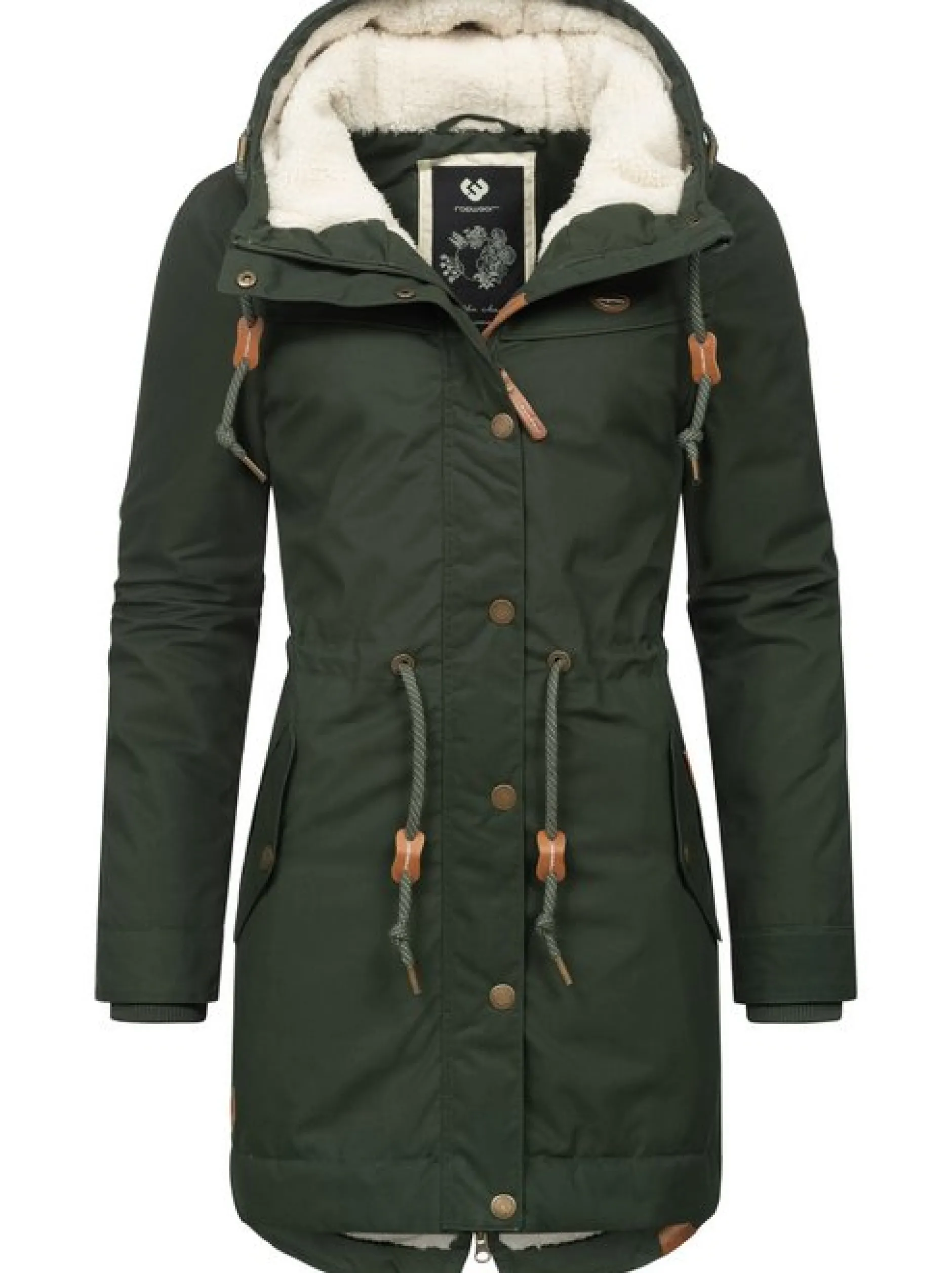 Ragwear Damen Winterjacke - YM-Canny in oliv