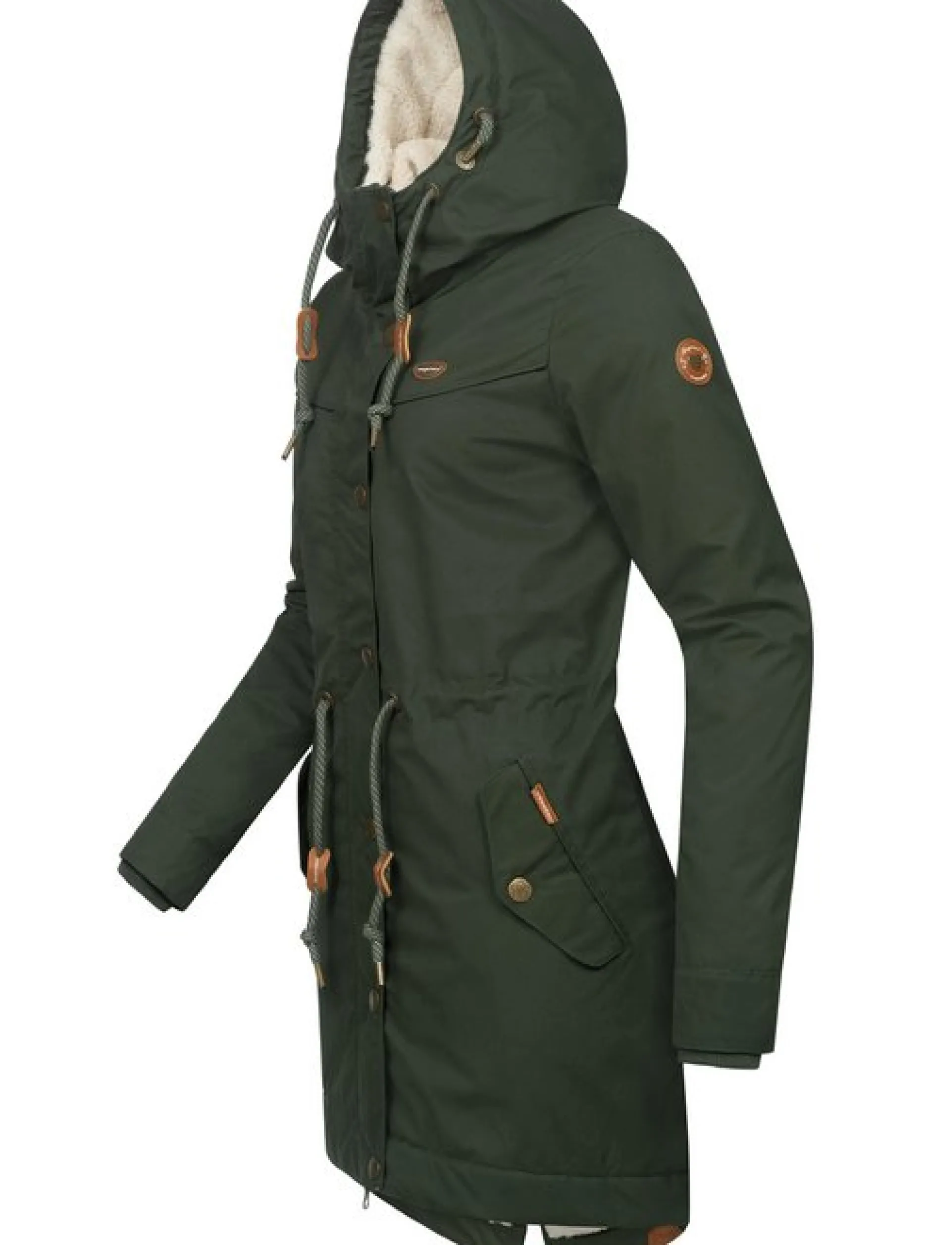 Ragwear Damen Winterjacke - YM-Canny in oliv