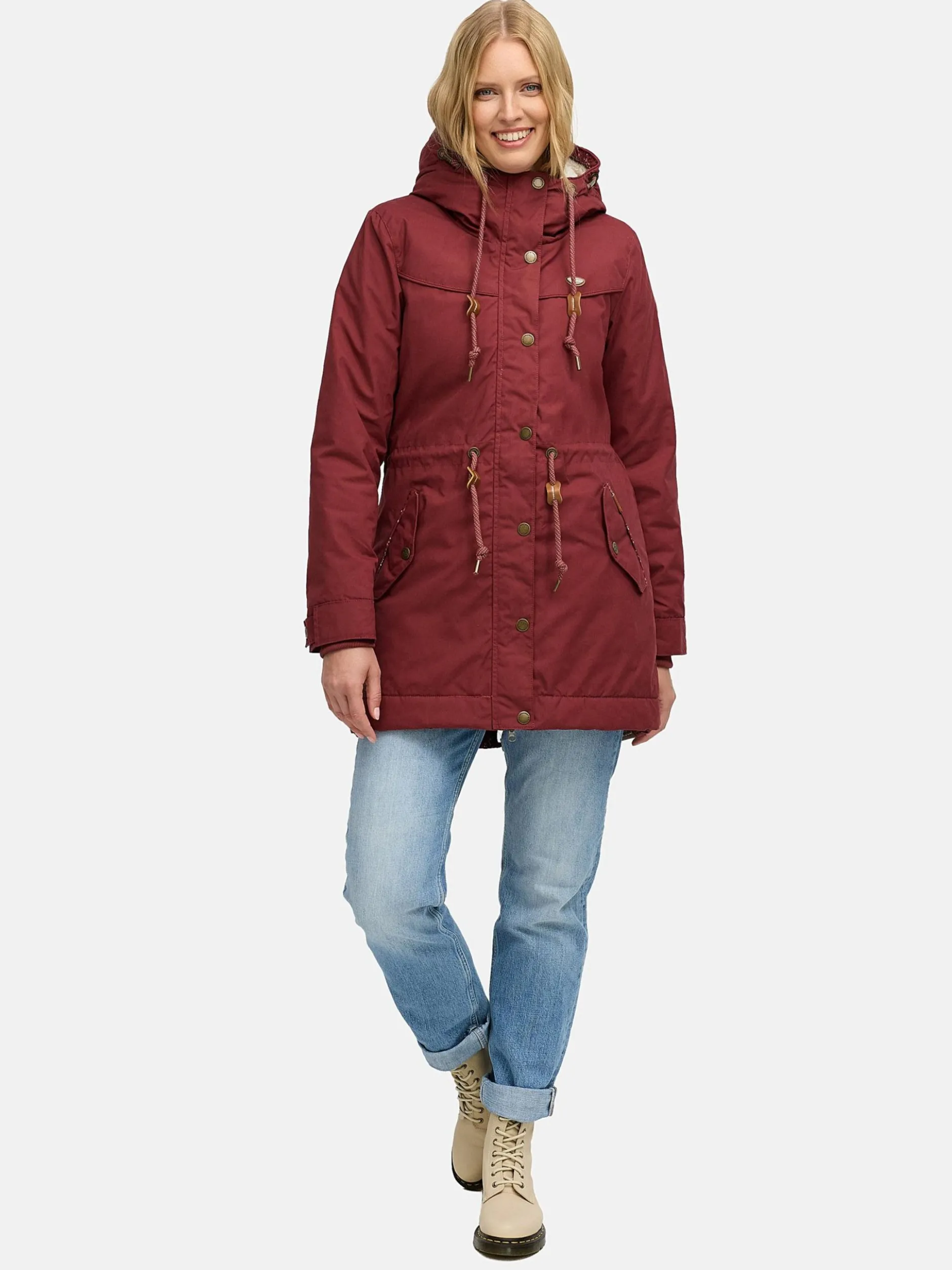 Ragwear Damen Winterjacke - YM-Canny in terra