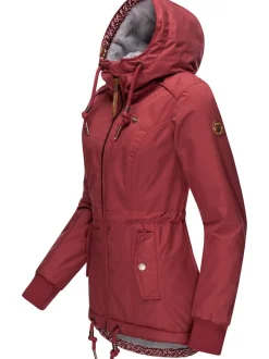 Ragwear Damen Winterjacke - YM-Danka in bordeaux