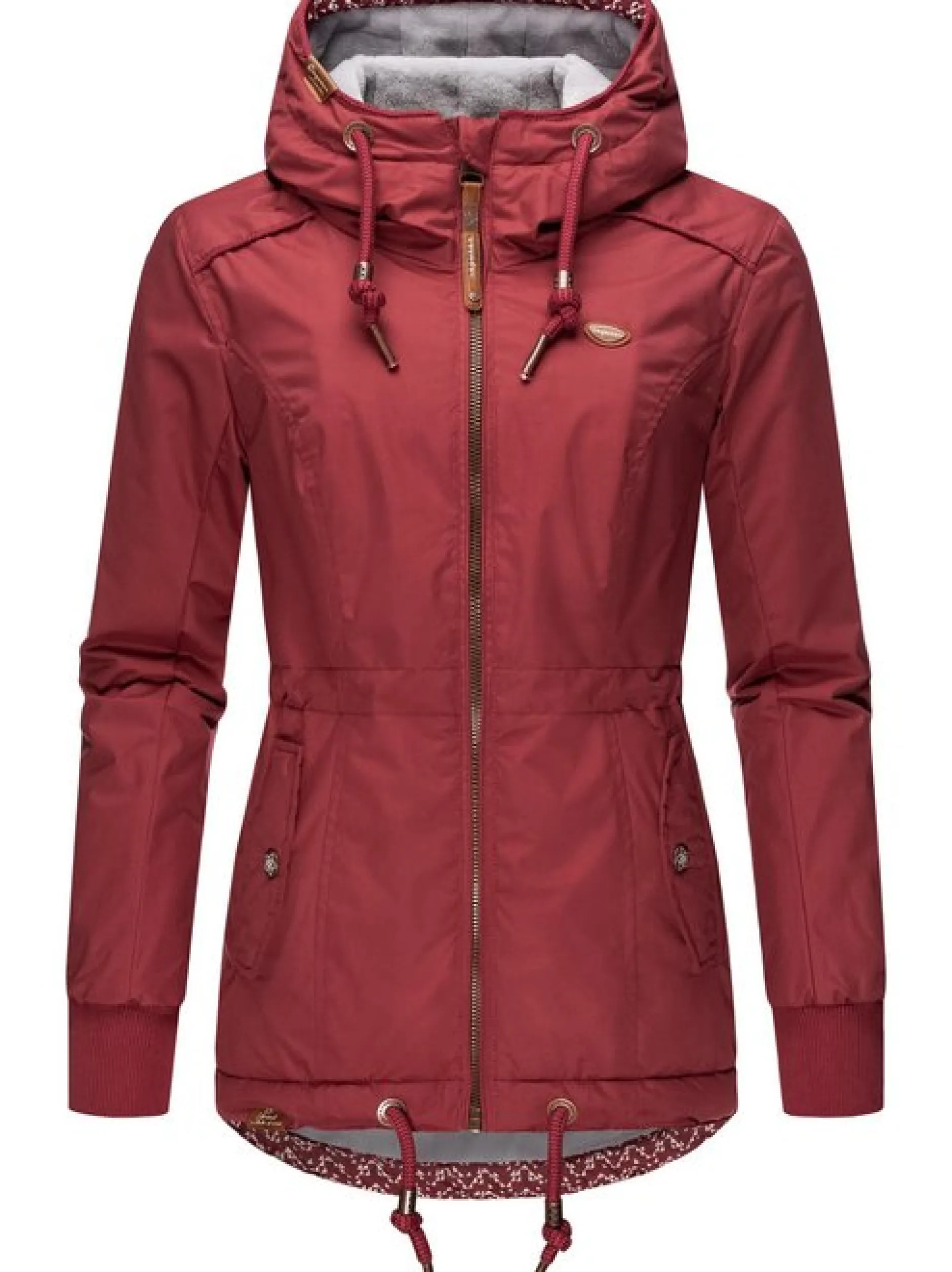 Ragwear Damen Winterjacke - YM-Danka in bordeaux