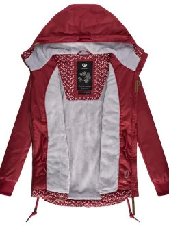 Ragwear Damen Winterjacke - YM-Danka in bordeaux