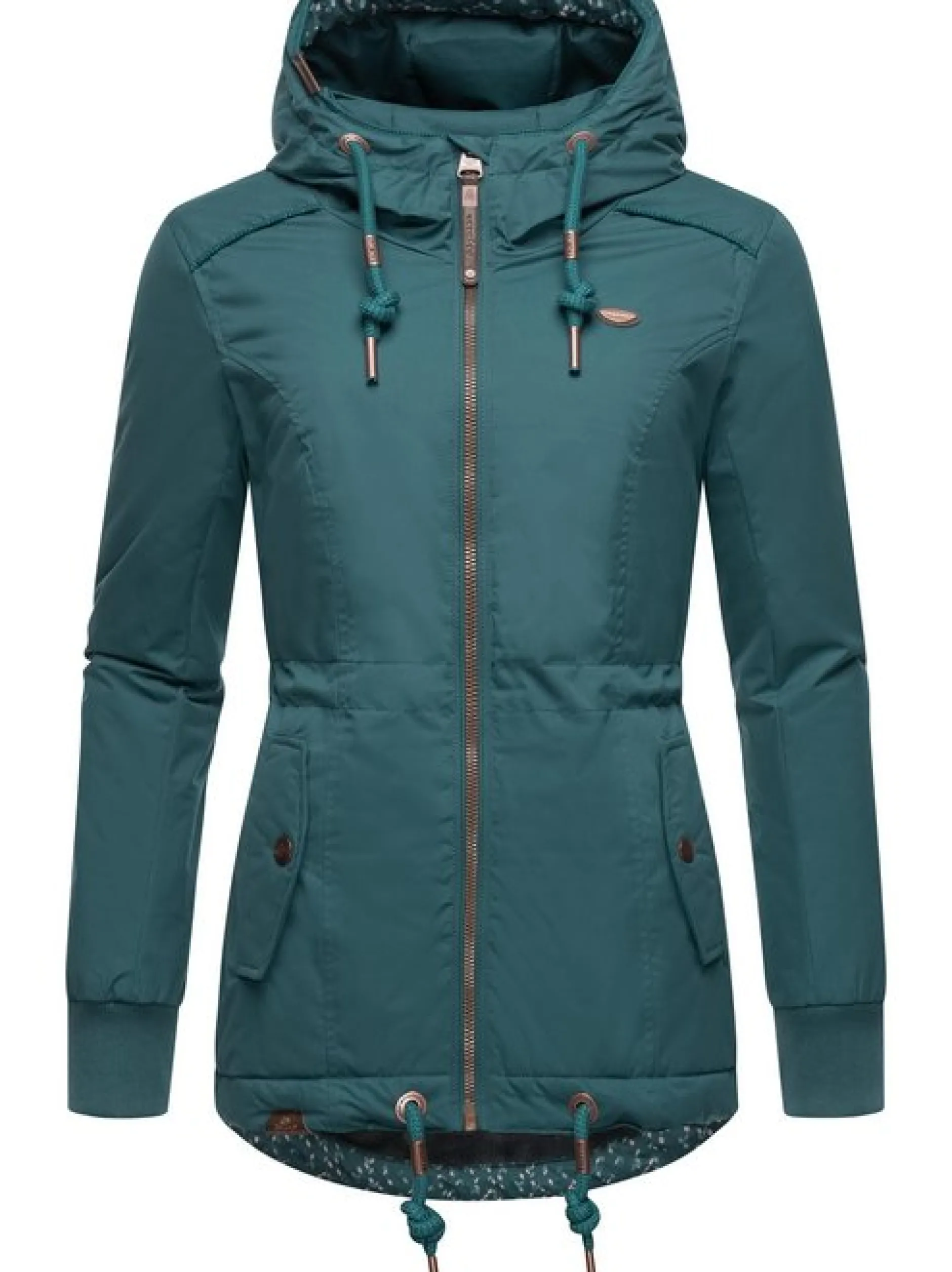 Ragwear Damen Winterjacke - YM-Danka in petrol
