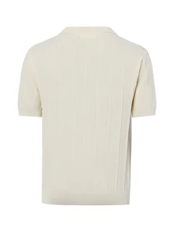 Redefined Rebel Herren Kurzarm-Pullover - RRDylan in ecru