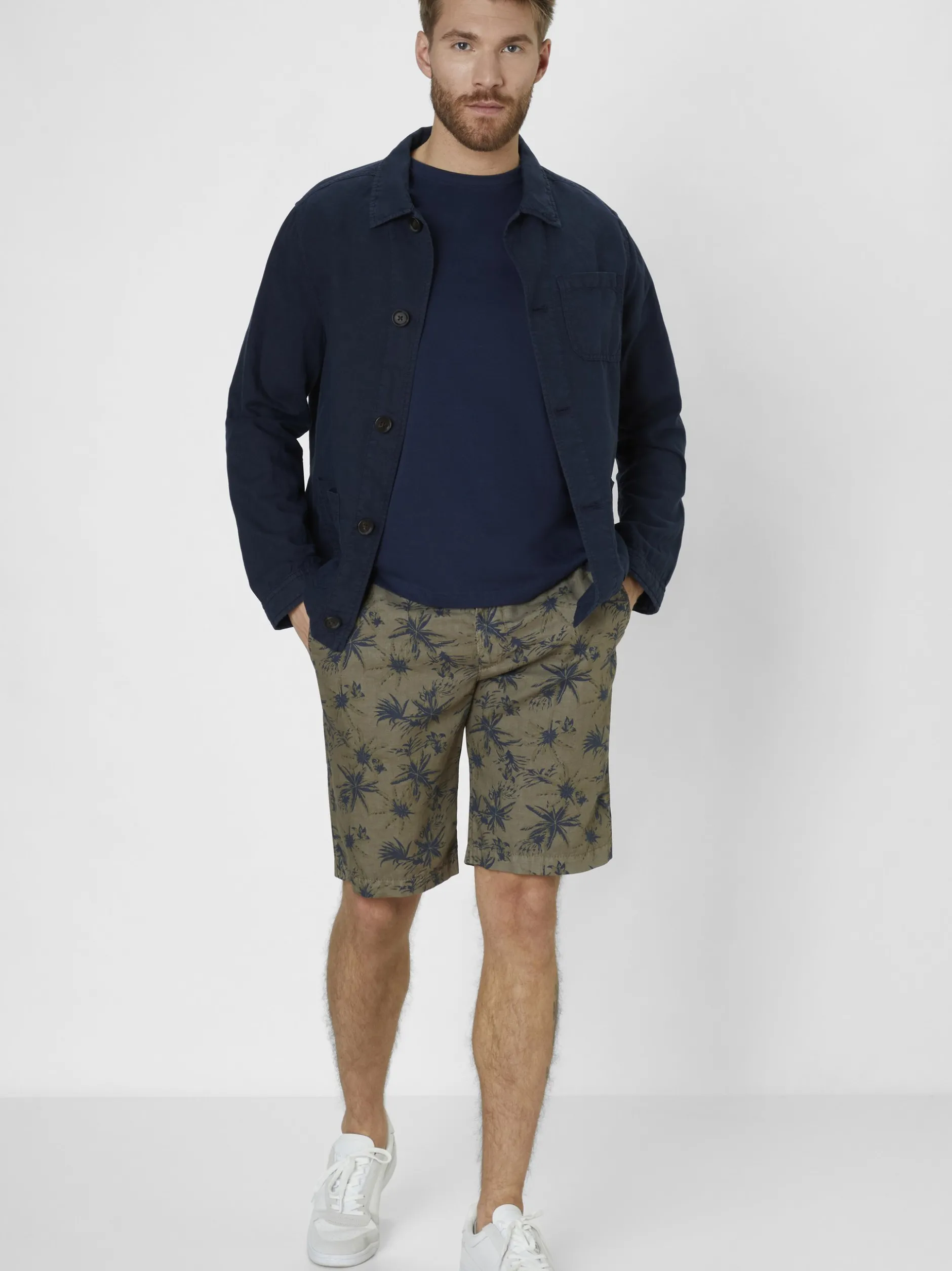 Redpoint Herren Bermuda - WHITBY Comfort Fit in oliv