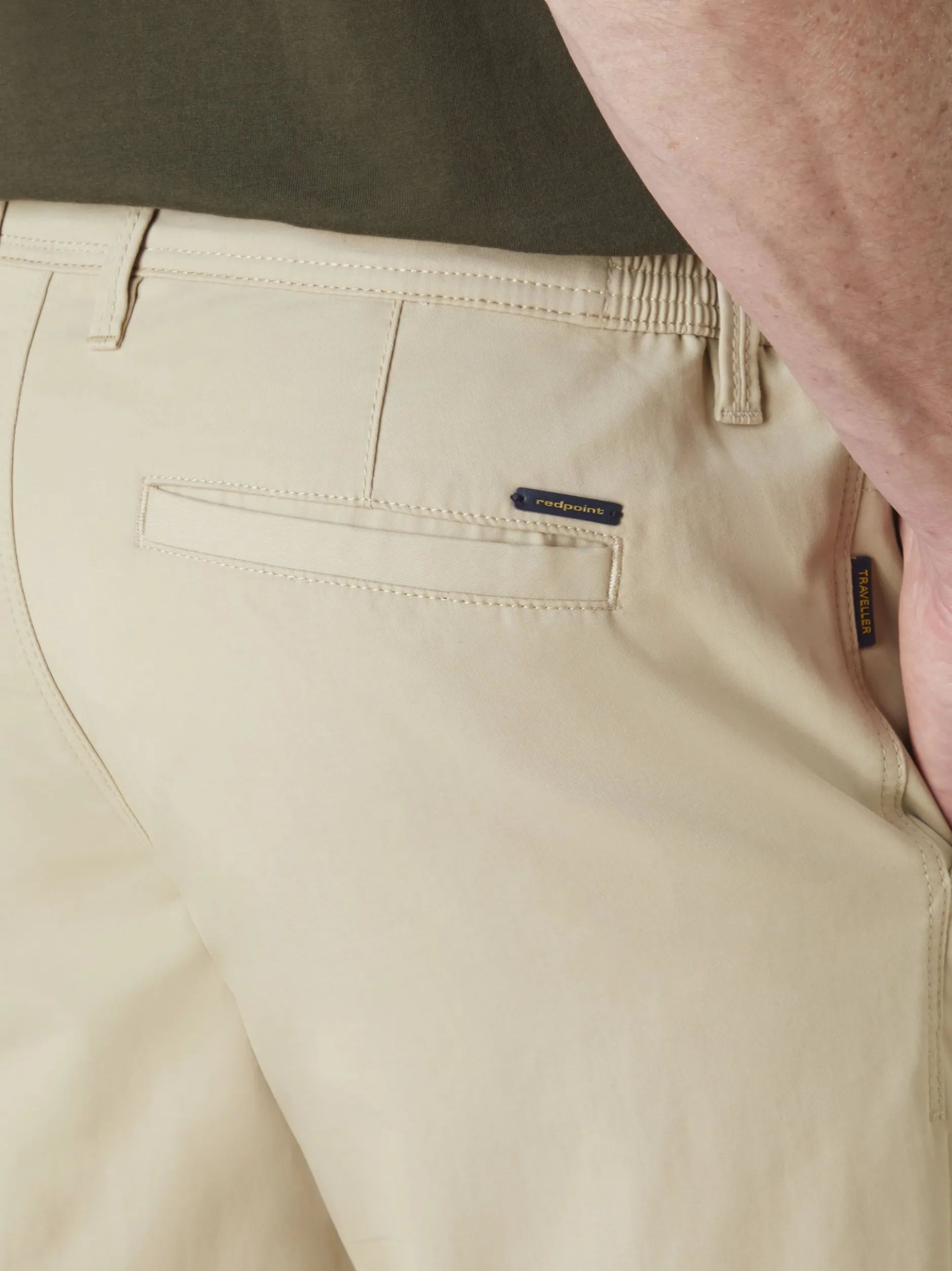 Redpoint Herren Chino - HAMILTON schmal in beige