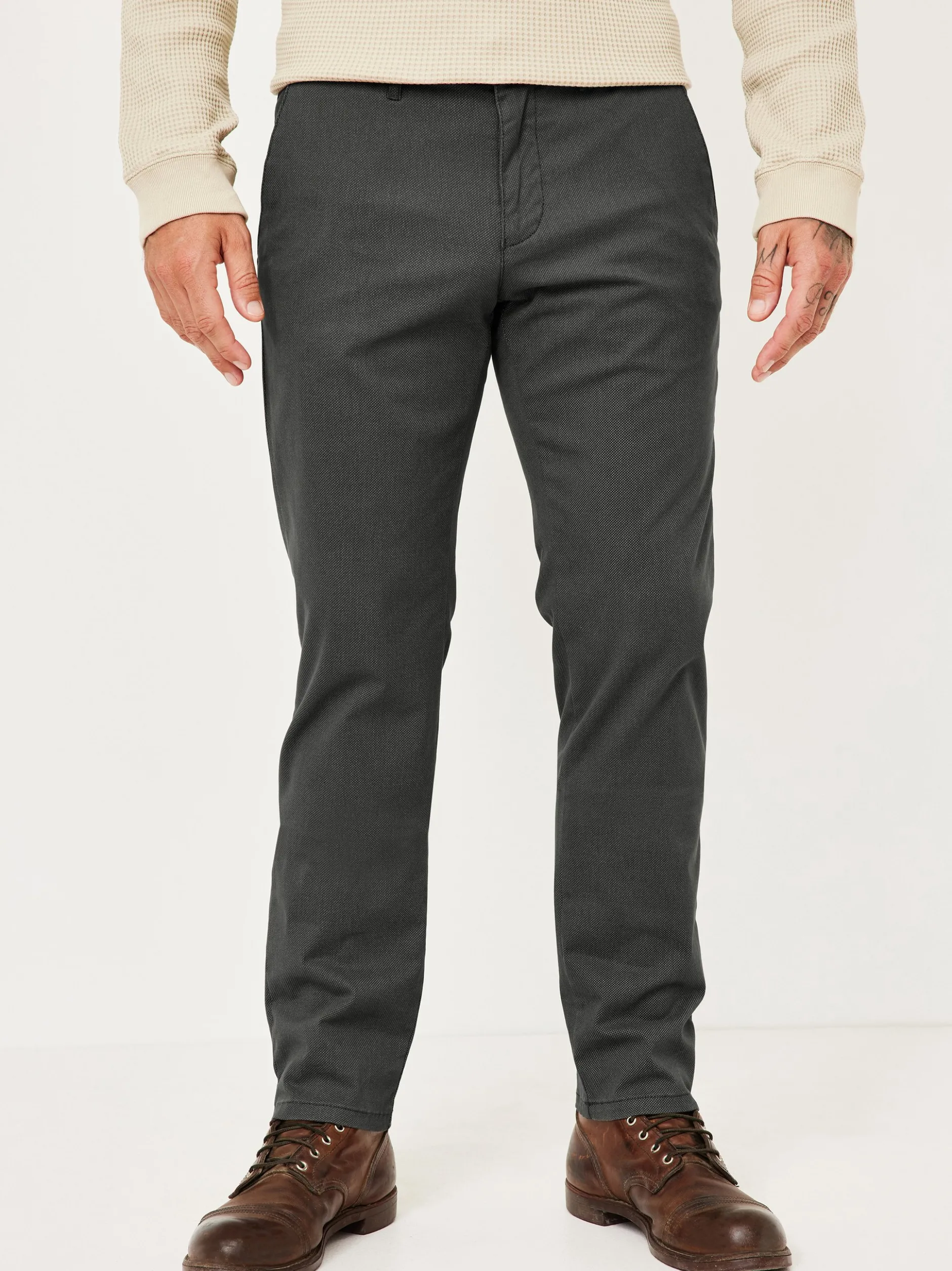 Redpoint Herren Chino - Jasper Slim Fit in anthrazit