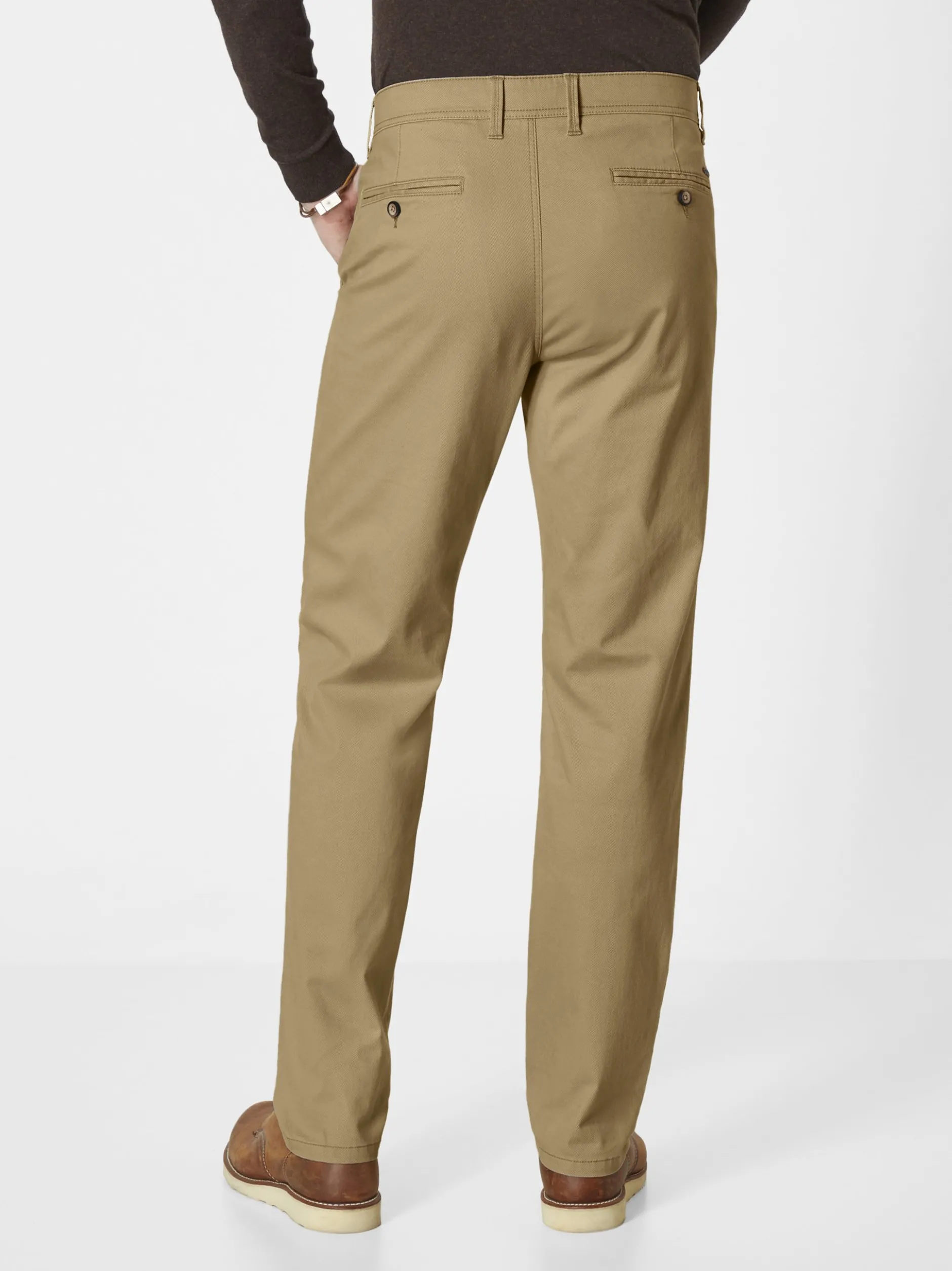 Redpoint Herren Chino - ODESSA Straight Fit in beige