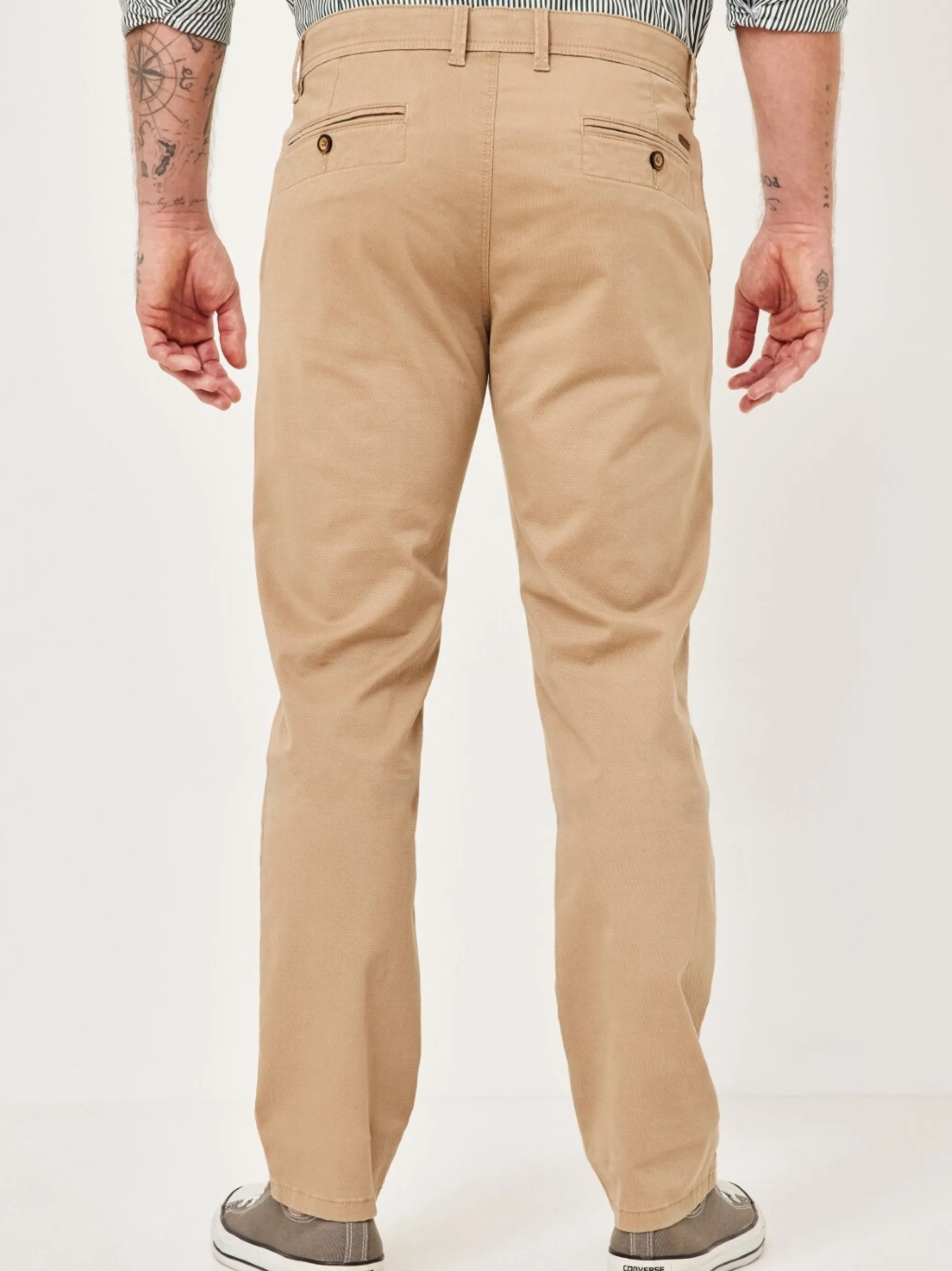 Redpoint Herren Chino - ODESSA Straight Fit in beige