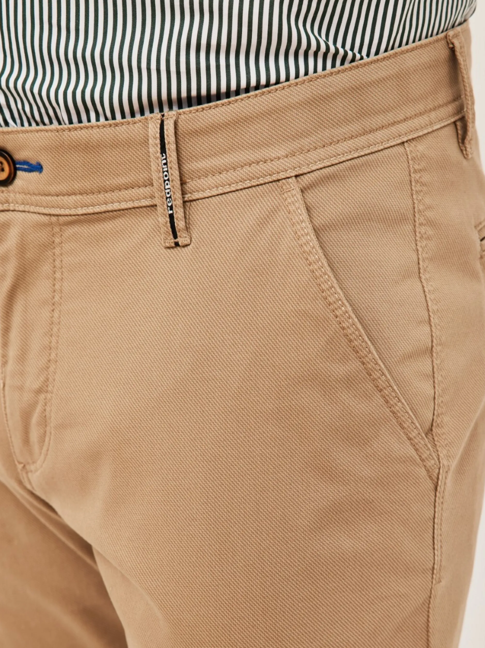 Redpoint Herren Chino - ODESSA Straight Fit in beige