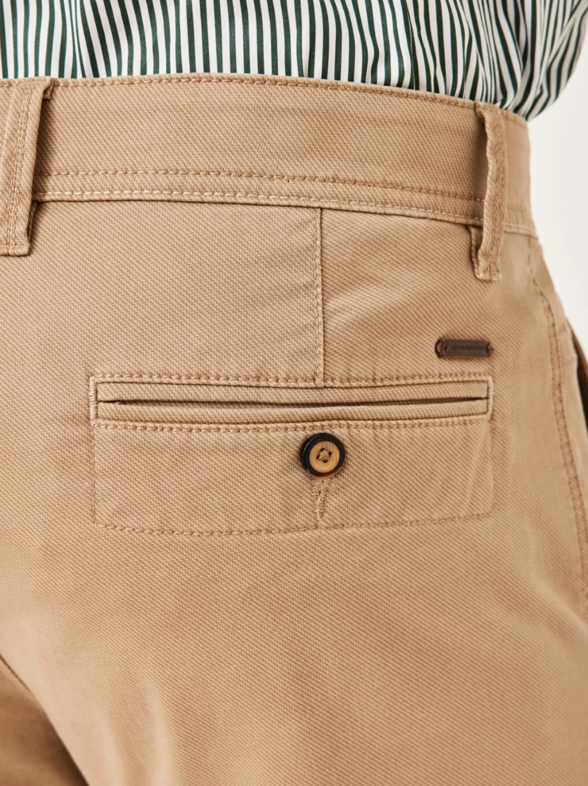 Redpoint Herren Chino - ODESSA Straight Fit in beige