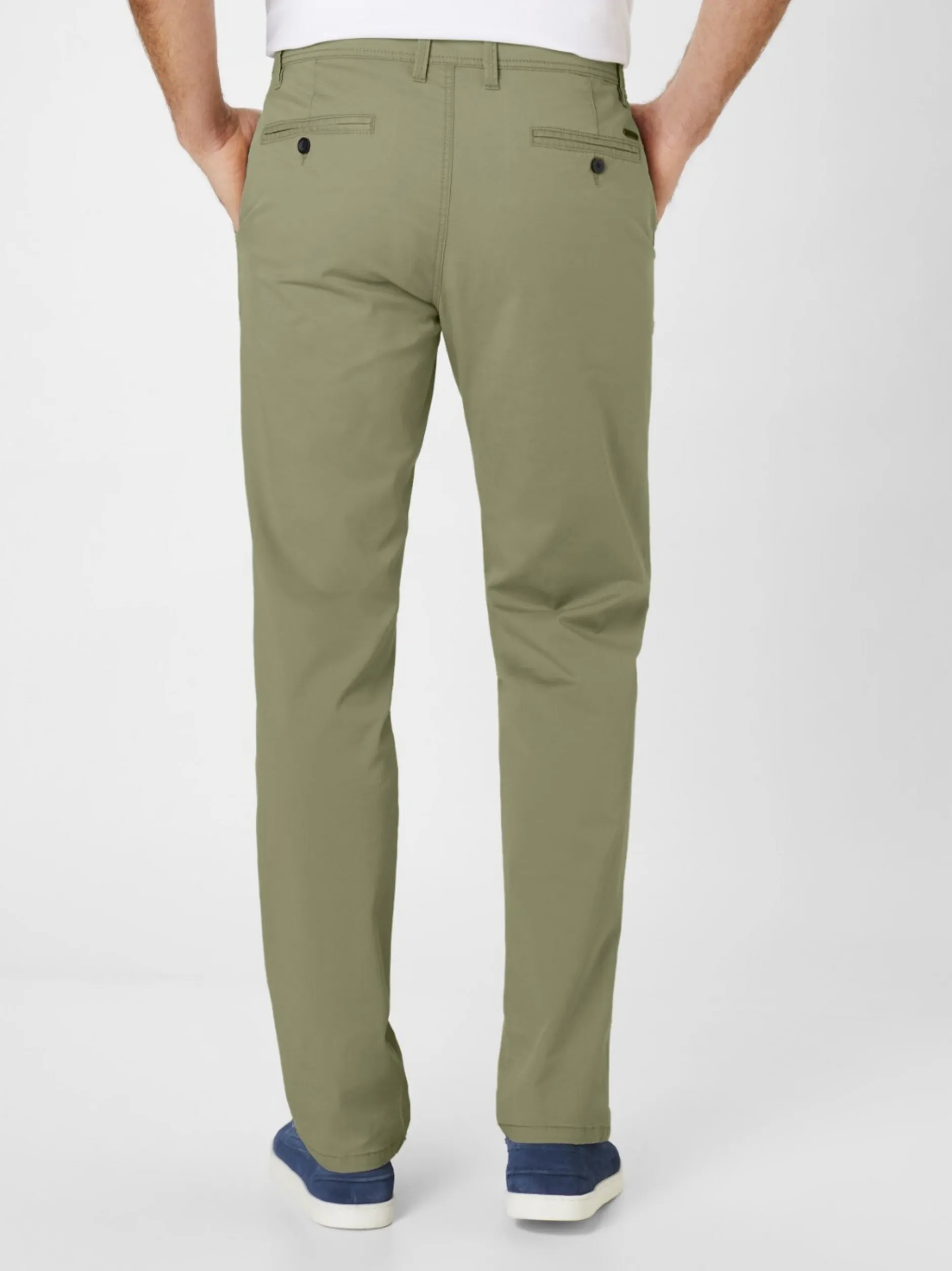 Redpoint Herren Chino - ODESSA Straight Fit in khaki