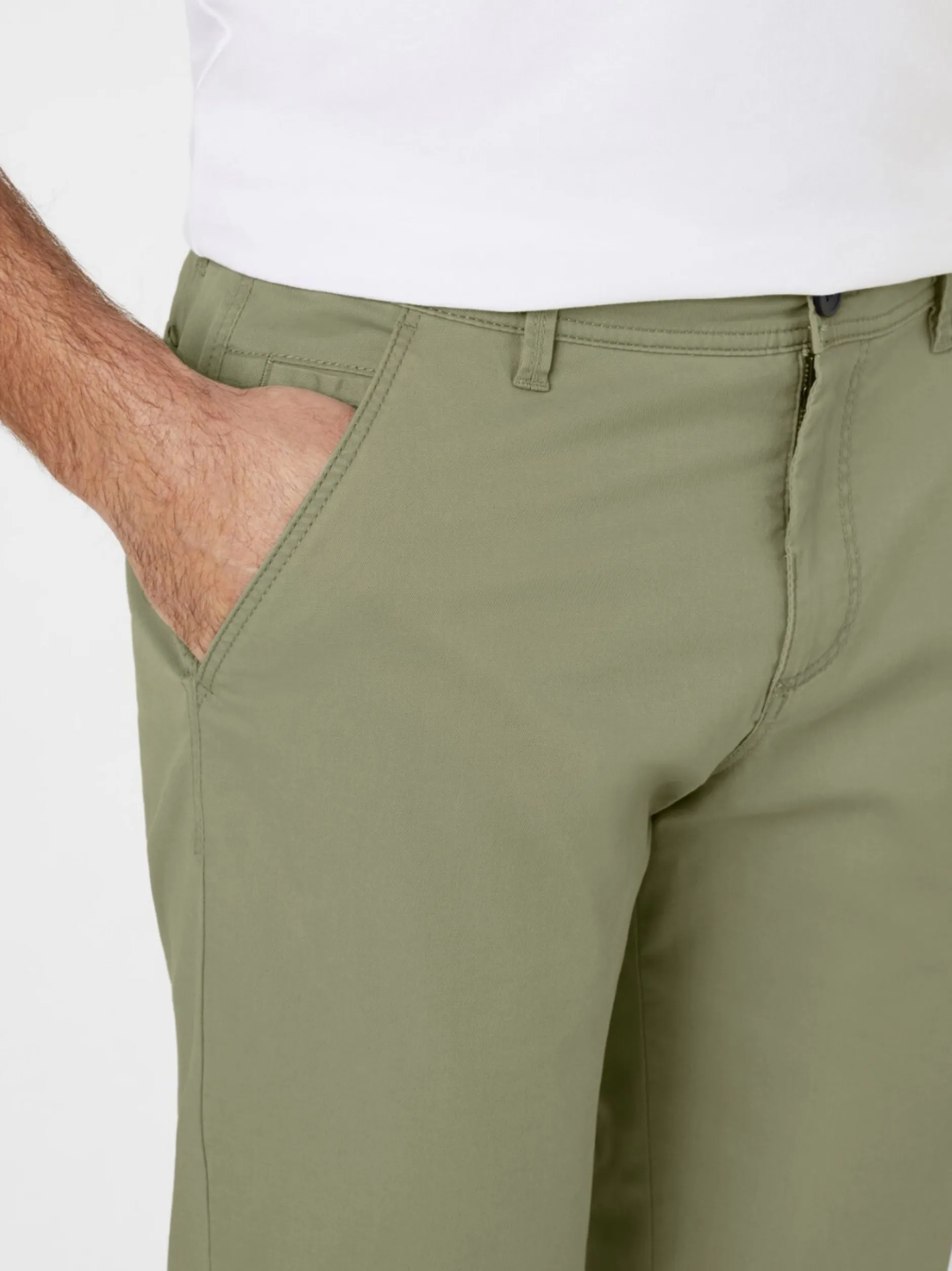 Redpoint Herren Chino - ODESSA Straight Fit in khaki