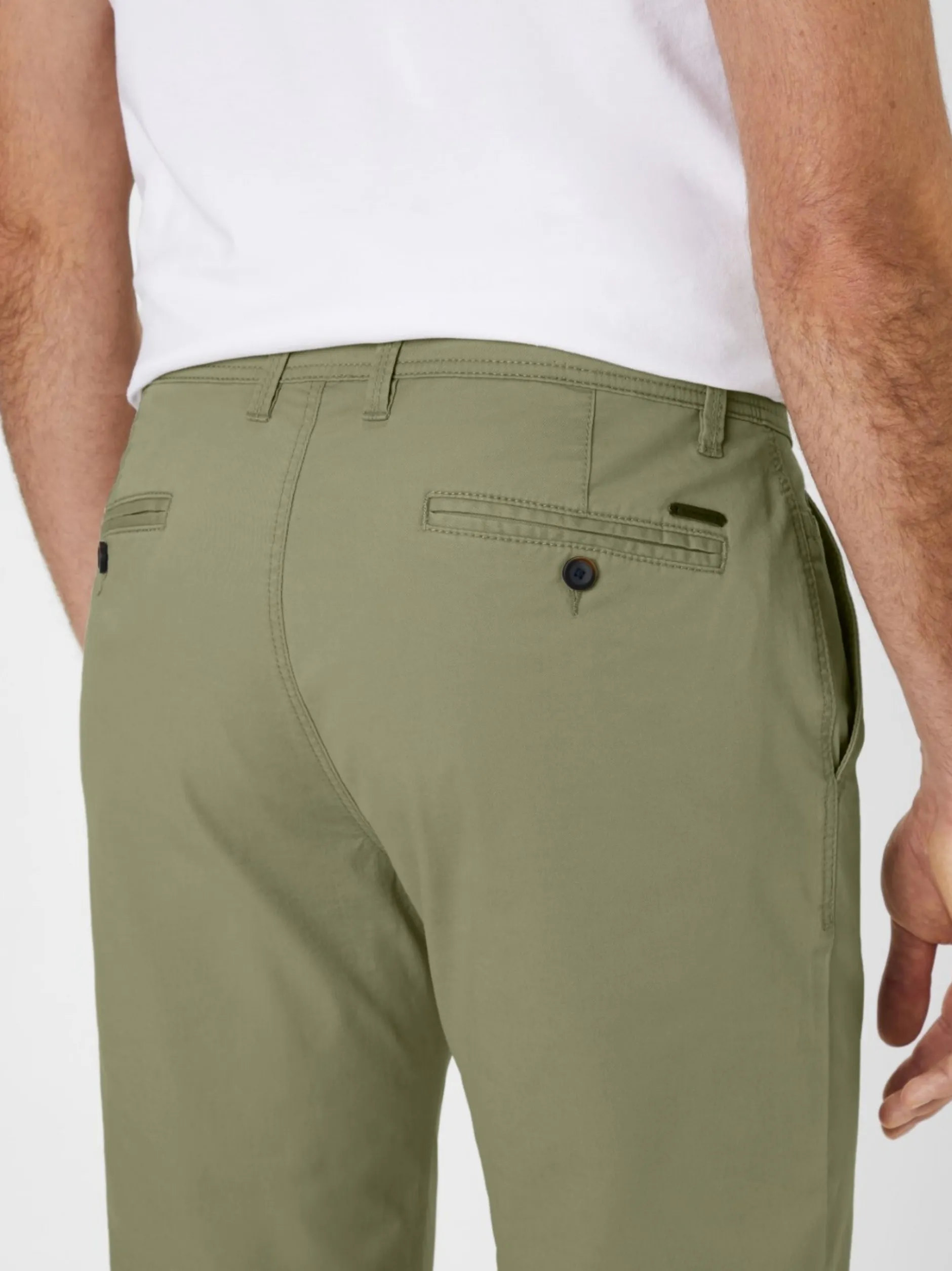 Redpoint Herren Chino - ODESSA Straight Fit in khaki