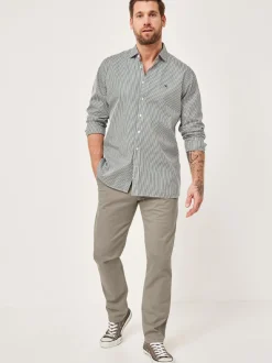 Redpoint Herren Chino - ODESSA Straight Fit in kitt