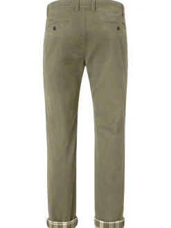 Redpoint Herren Chino - ODESSA THERMO Straight Fit in oliv