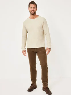 Redpoint Herren Cordhose - MILTON Straight Fit in taupe