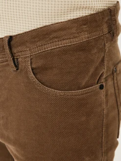 Redpoint Herren Cordhose - MILTON Straight Fit in taupe