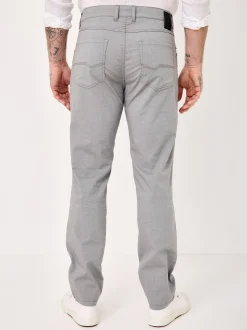 Redpoint Herren Hose - MILTON Straight Fit in hellgrau