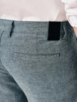 Redpoint Herren 5-Pocket Hose - HALIFAX Slim Fit in marine