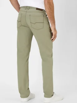 Redpoint Herren 5-Pocket Hose - MILTON Straight Fit in khaki