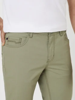 Redpoint Herren 5-Pocket Hose - MILTON Straight Fit in khaki