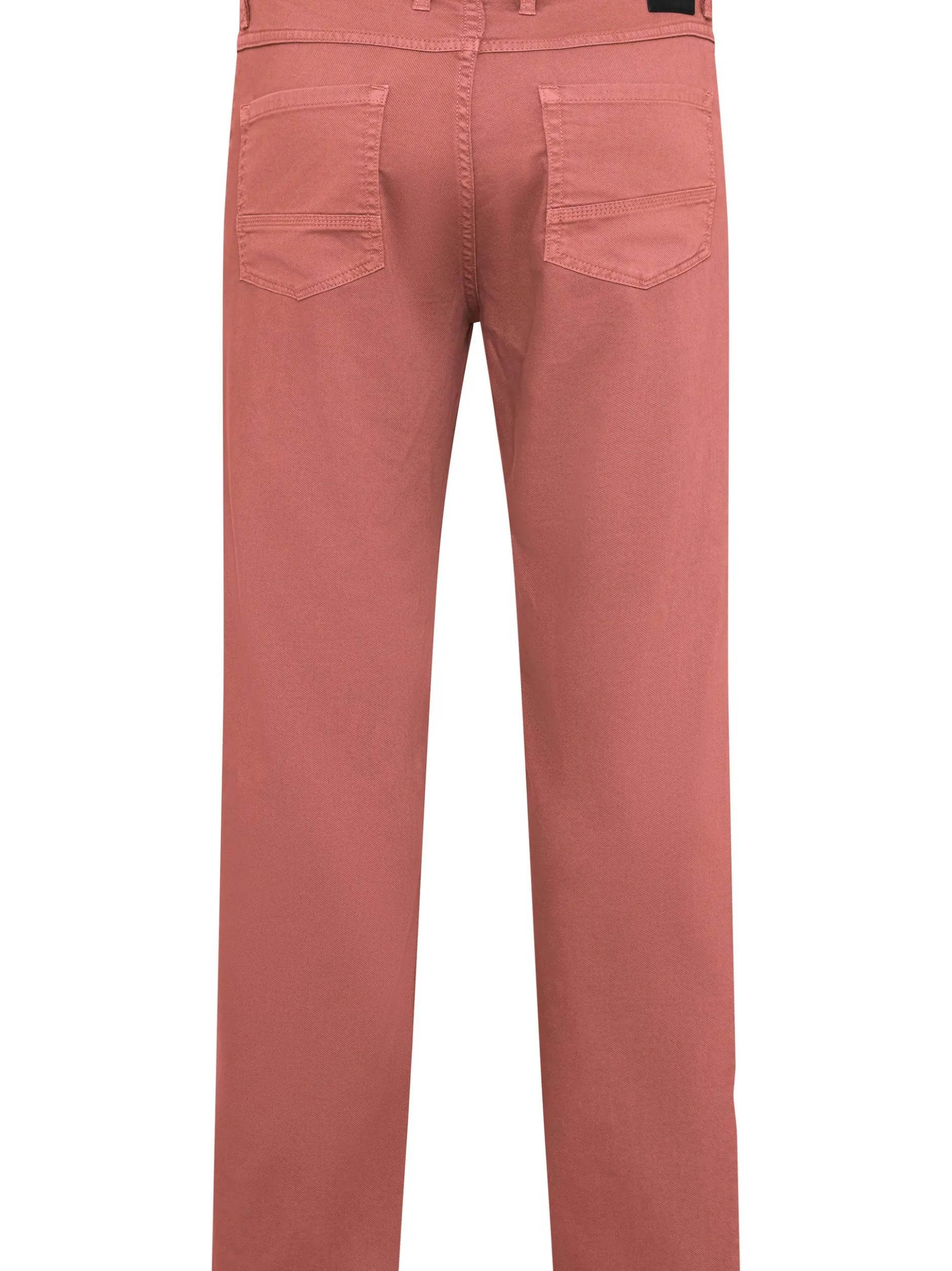 Redpoint Herren 5-Pocket Hose - Milton Straight Fit in koralle