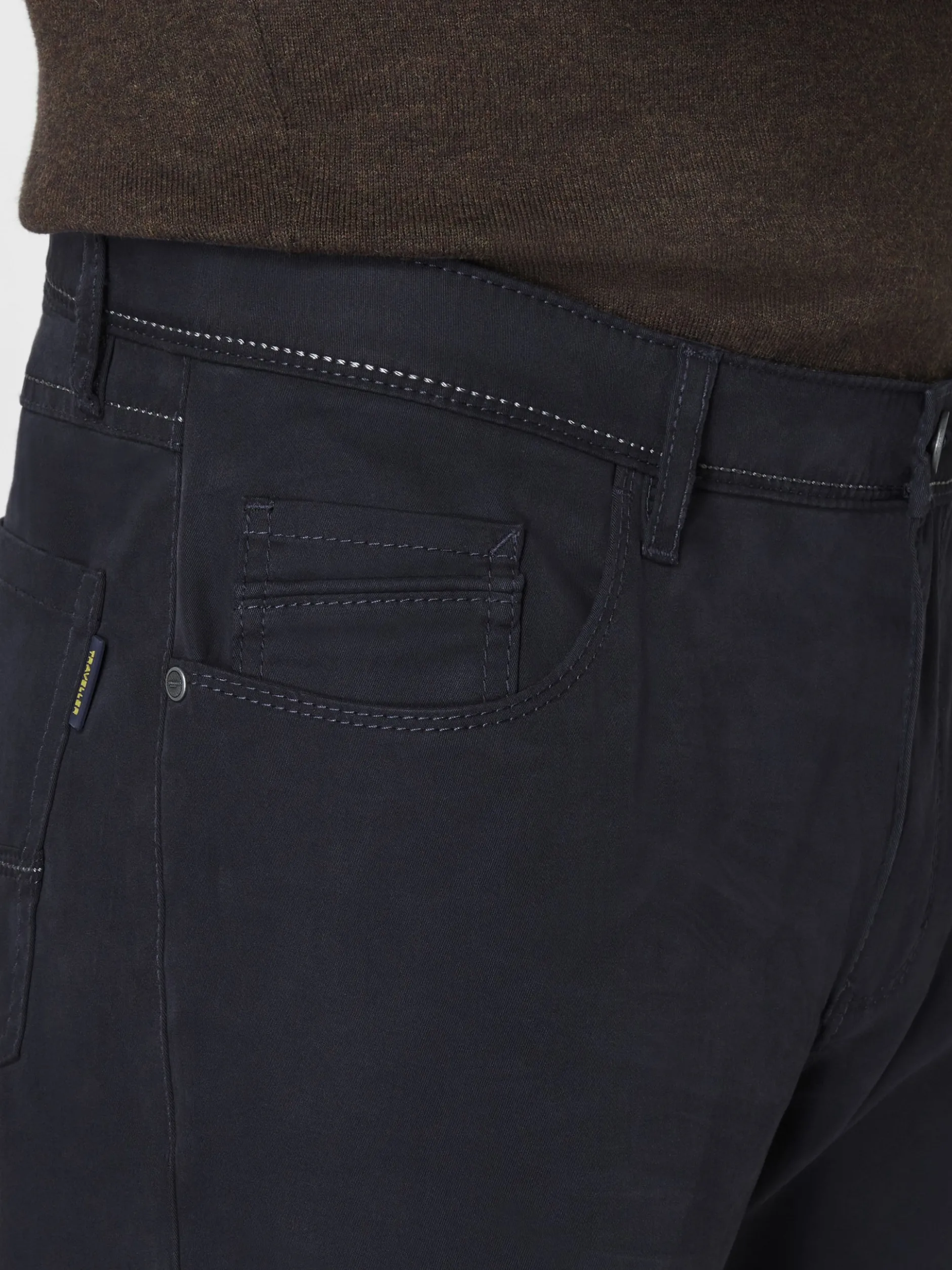 Redpoint Herren 5-Pocket Hose - MILTON Straight Fit in marine