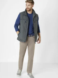 Redpoint Herren 5-Pocket Hose - MONTREAL Straight Fit in beige