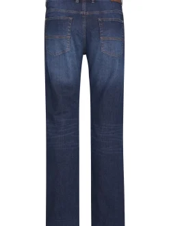 Redpoint Herren 5-Pocket Jeans - LANGLEY Straight Fit in medium stone
