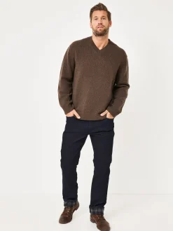 Redpoint Herren 5-Pocket Jeans - LANGLEY Straight Fit in rinsed