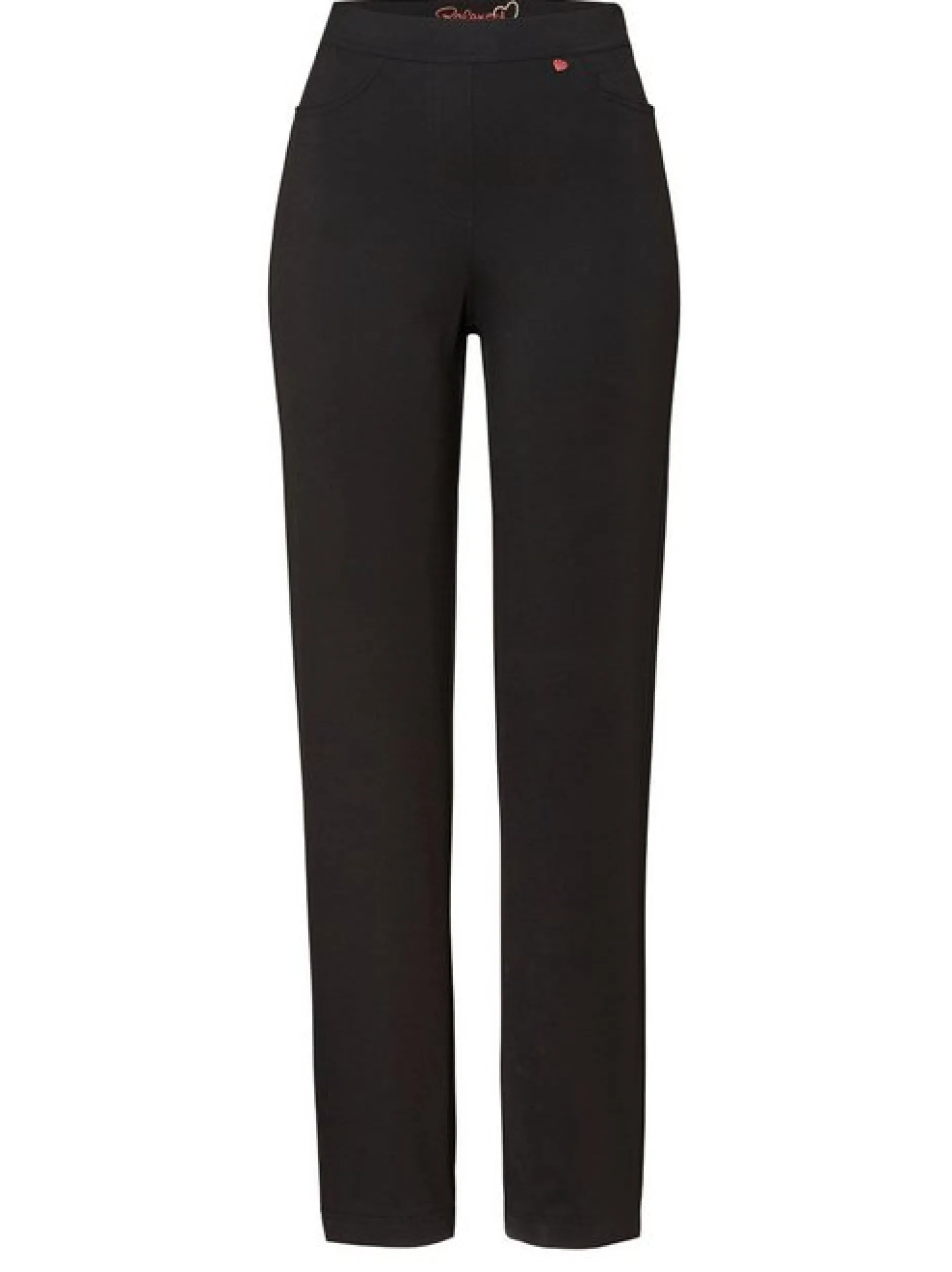 Relaxed Damen Hose - Alice Slim in schwarz - Länge: lang