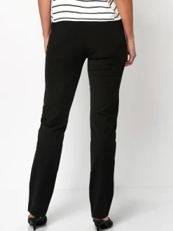 Relaxed Damen Hose - Alice Slim in schwarz - Länge: lang